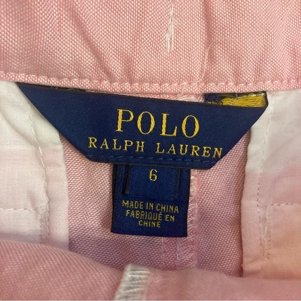 Boys Polo Pink Shorts